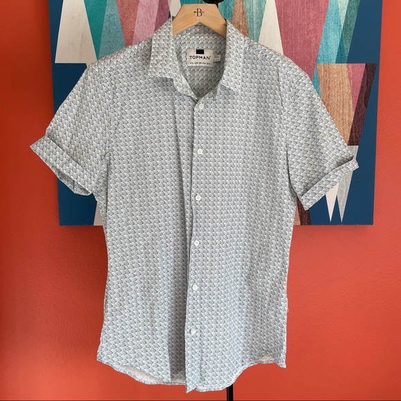 Topman Other - Topman Slim Fit Casual Button Down Shirt